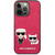 Husa Karl Lagerfeld Husa Ikonik Karl &amp; Choupette iPhone 13 Pro Fuchsia