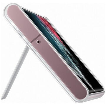 Clear Standing Cover Samsung Galaxy S22 Ultra S908 Transparent