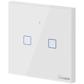Touch light switch WiFi Sonoff T0 EU TX (2-gang)