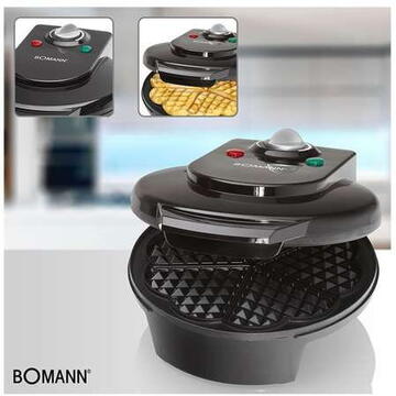 Bomann WA 5018 CB 1 waffle(s) Black