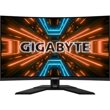Monitor LED Gigabyte M32QC, gaming monitor - 32 - black, QHD, AMD Free-Sync, HDR, 165Hz panel