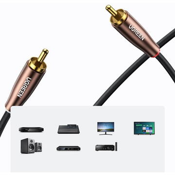 Accesorii Audio Hi-Fi UGREEN AV199 Extension Cable 2x RCA (Cinch) to 2x RCA (Cinch), 2m