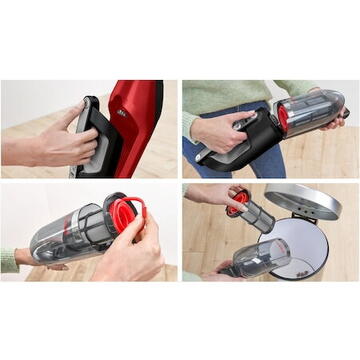Aspirator Bosch BBH3ZOO28 Flexxo Gen2 28Vmax ProAnima Vacuum cleaner, Handstick, Operating time 55 min, Charging time 5 h, Red