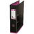 Biblioraft A4, plastifiat PP/PP, 80 mm, ELBA MyColour - negru/roz