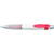 Creion mecanic PENAC Chubby 11, rubber grip, 0.7mm, con metalic, corp alb - accesorii rosii