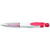 Creion mecanic PENAC Chubby 11, rubber grip, 1.3mm, con metalic, corp alb - accesorii rosii
