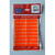 Etichete autoadezive color, 13 x 50 mm, 200 buc/set, Tanex - rosu fluorescent
