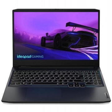 Notebook Lenovo IdeaPad Gaming 3 15IHU6 15.6" FHD Intel Core i7 11370H 8GB 512GB SSD nVidia GeForce RTX 3050 Ti 4GB Windows 11 Shadow Black