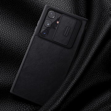 Husa Nillkin Qin Leather Pro case for SAMSUNG S22 Ultra (black)