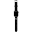 Husa Curea Karl Lagerfeld, Choupette Head Watch Strap pentru Apple Watch 42/44mm, Silicon, Negru