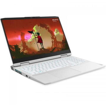 Notebook Lenovo IdeaPad Gaming 3 15.6" FHD AMD Ryzen 5 6600H 16GB 512GB SSD nVidia GeForce RTX 3050 4GB Windows 11 Glacier White