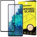Folie Protectie Ecran WZK pentru Samsung Galaxy A52 A525 / Samsung Galaxy A52 5G A526 / Samsung Galaxy A52s 5G A528, Sticla securizata, Full Face, Full Glue, Neagra