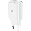 Incarcator de retea Hoco N14, Quick Charge, 20W, 1 X USB Tip-C, Alb