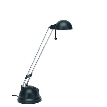 Lampa de birou cu brat rabatabil, 20W - halogen, Office Products - neagra
