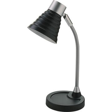 Lampa de birou, max.40W, ALCO - negru/argintiu