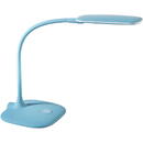 Lampa de birou cu led, 5W, flexibila, ALCO - bleu