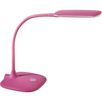 Lampa de birou cu led, 5W, flexibila, ALCO - roz