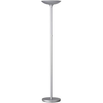 Lampa de podea cu picior, cu LED, UNILUX Varialux - gri metalizat