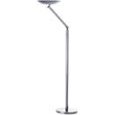 Lampa de podea cu picior, cu LED, cu brat articulat, UNILUX Varialux - gri metalizat