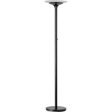 Lampa de podea cu picior, cu LED, UNILUX Variaglass - neagra
