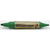 Marker pentru tabla de scris ARTLINE 525T, doua capete - varf rotund 2.0mm/tesit 5.0mm - verde