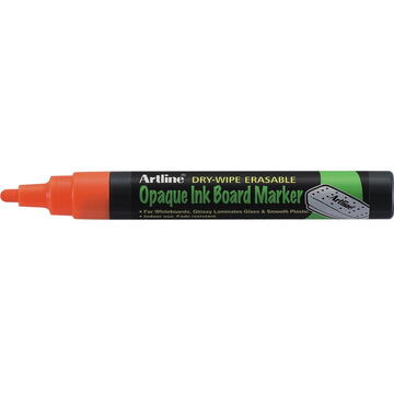 Marker cu cerneala opaca, ARTLINE, pentru table de scris, varf 2.0mm - portocaliu fluorescent