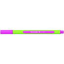 Liner SCHNEIDER Line-Up, rubber grip, varf fetru 0.4mm - roz fluorescent