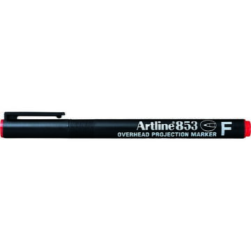 OHP Permanent marker ARTLINE 853, varf fin - 0.5mm - rosu