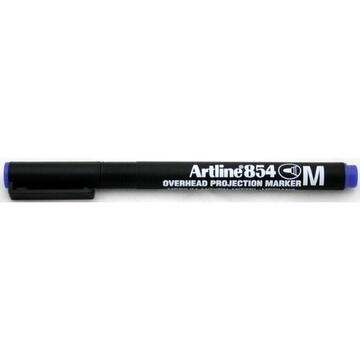 OHP Permanent marker ARTLINE 854, varf mediu - 1.0mm - albastru