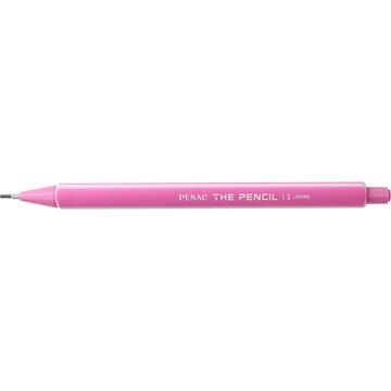 Creion mecanic PENAC The Pencil, rubber grip, 1.3mm, varf plastic - corp roz