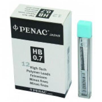 Mine pentru creion mecanic 0,7mm, 12/set, PENAC - 2H