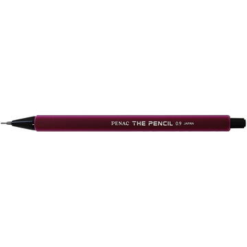 Creion mecanic PENAC The Pencil, rubber grip, 0.9mm, varf plastic - corp bordeaux