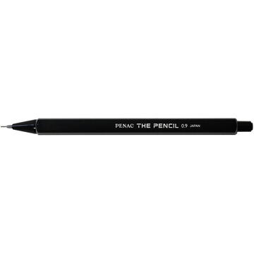 Creion mecanic PENAC The Pencil, rubber grip, 0.9mm, varf plastic - corp negru