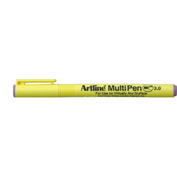 Marker universal ARTLINE Multi Pen, varf tesit 3.0mm - violet pastel