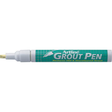 Marker ARTLINE 419 Grout Pen, pentru rosturi, corp metalic, varf tesit, 2.0-4.0mm - crem