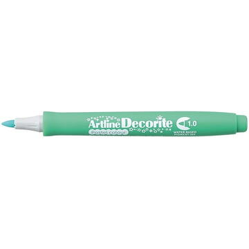 Marker ARTLINE Decorite, varf rotund 1.0mm - verde pastel
