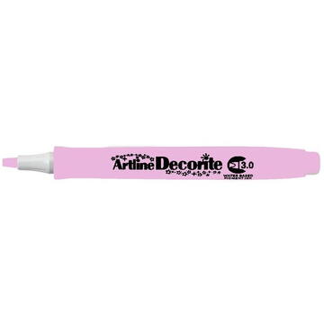 Marker ARTLINE Decorite, varf tesit 3.0mm - roz pastel