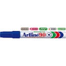 Permanent marker ARTLINE 90, corp metalic, varf tesit 2.0-5.0mm - albastru