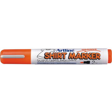 T-Shirt marker ARTLINE, corp plastic, varf rotund 2.0mm - portocaliu