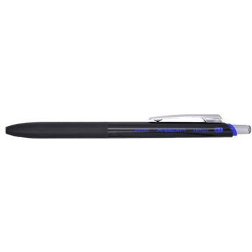 Pix PENAC X-Beam XB-107, rubber grip, 0.7mm, clema metalica, corp negru - scriere albastra