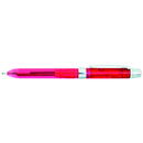 Pix multifunctional PENAC Ele-001, doua culori + creion mecanic 0.5mm - transparent roz