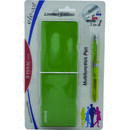 Pix multifunctional cu doua culori / creion mecanic 0.5mm, PENAC ELE 001 + penar cadou, verde
