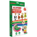Articole pentru scoala Kit 6 culori x 40gr plastilina magica, ALPINO Super Heroes