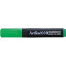 Textmarker ARTLINE 660, varf tesit 1.0-4.0mm - verde fluorescent