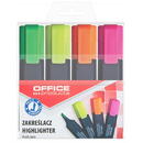 Textmarker varf lat 1-3mm, Office Products - 4 culori/set