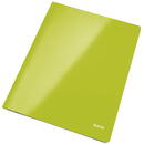 Dosar cu sina LEITZ WOW, carton laminat, A4, 250 coli, verde metalizat