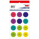 Stickere decorative, 12 buc/fila, 2 file/set, TANEX Kids - smile - diverse culori