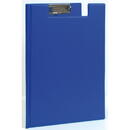 Accesorii birotica Clipboard dublu, plastifiat PVC, AURORA - albastru