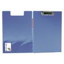 Accesorii birotica Clipboard dublu, plastifiat PVC, KANGARO - albastru
