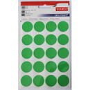 Accesorii birotica Etichete autoadezive color, D25 mm, 100 buc/set, TANEX - verde